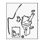 98610F2500 - Body: Reservoir Assembly for Hyundai Image