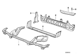 41118108299 - Bodywork: Support Bumper Bracket Front for BMW Image