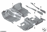 51477979531 - Individual Equipment: Floor Trim Cover, Front for BMW: 740i, 740Li, 750i, 750Li, 760Li, BMW ALPINA B7, BMW ALPINA B7L Image image