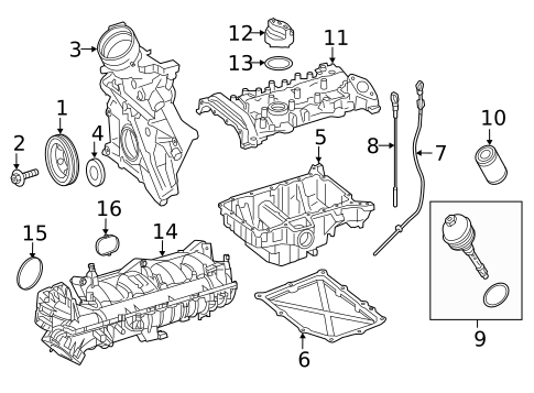Engine Parts for 2019 Mercedes-Benz GLC300 #2