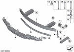51117158894 - Vehicle Trim: Connector, Right for BMW: 528i, 528iX, 535d, 535dX, 535i, 535iX, 550i, 550iX, 640i, 640iX, 650i, 650iX, 740i, 740LdX, 740Li, 740LiX, 750i, 750iX, 750Li, 750LiX, BMW ALPINA B6, BMW ALPINA B7, BMW ALPINA B7L, BMW ALPINA B7LX, BMW ALPINA B7X, Hybrid 5, Hybrid 7, Hybrid 7L, M5, M6 Image image
