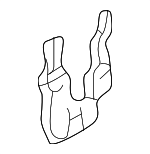 805901B001 - Body: Cylinder &amp; Keys Retainer Clip for Nissan Image