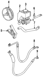 21010152 - Steering: Power Steering Pressure Hose for GM Image