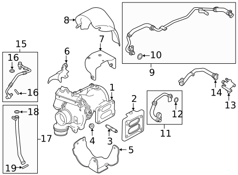 Turbocharger & Components for 2023 Land Rover Discovery Sport #3