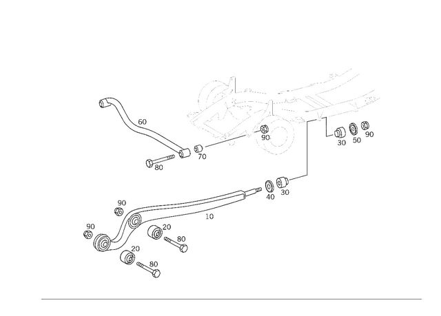 7978 - : Hexagon Head Bolt for Mercedes-Benz Image