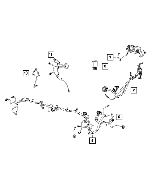 Wiring-Headlamp to Dash for 2017 Ram 3500 #3