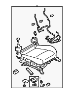 873001PM0C - Body: Cushion Assembly for Infiniti Image