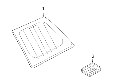 Glass & Hardware for 2007 Land Rover Range Rover Sport #0