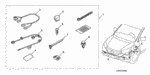 8V31T0A10030 - Accessory Components: HARNESS, FOGLIGHT SWITCH for Honda Image