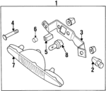 5977978 - Electrical: Fog Lamp Assembly for Oldsmobile: Aurora Image
