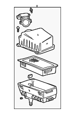 2M5Z9600AA - Engine: Air Cleaner Assembly for FORD Image