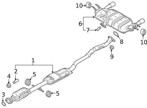 Catalytic Converter for 2023 Mazda CX-30 #0
