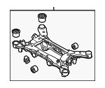 554052M160 - Suspension: Suspension Cross-member for Hyundai: Genesis Coupe Image