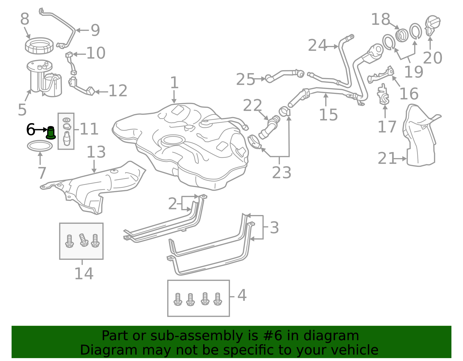 OEM 2012-2016 Scion tC Fuel Pump Part # 23220-36021 | Modern