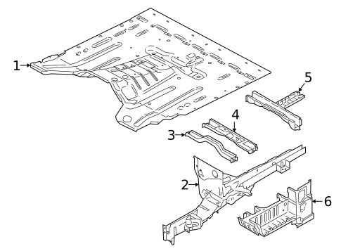 Floor & Rails for 2022 Ford Transit-350 HD #0