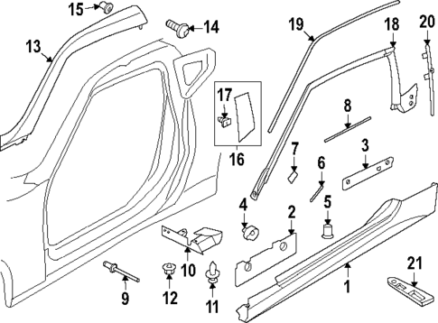 Exterior Trim - Pillars for 2023 Nissan Z #0