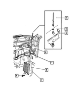56043270AD - Instrument Panel and Radios and Consoles: Base Cable And Bracket Antenna for Mopar Image