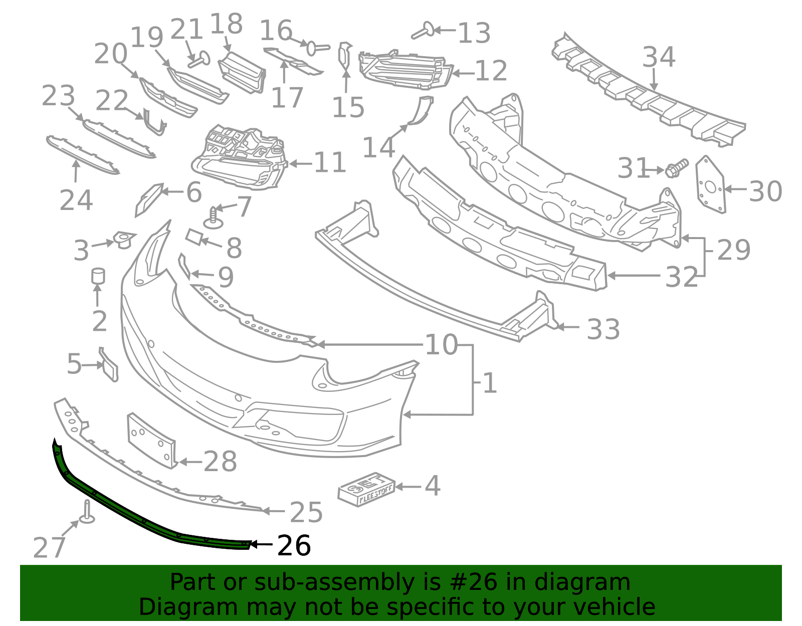 2017-2019 Porsche 911 Lower Molding 991-505-557-04-OK1 | OEM Parts