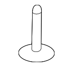 99959194140 - Body: Lower Molding Retainer Nut for Porsche Image