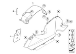 46637680268 - : Trim Panel Right for BMW-Motorrad Image