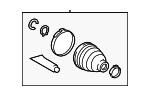 44390T042 - Suspension: Cv Joint Boot Kit for Toyota: Highlander, Sienna Image