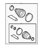 44290E023 - Suspension: Boot Kit for Toyota: Highlander, Sienna Image