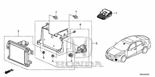 Camera - Radar for 2016 Honda Civic #0