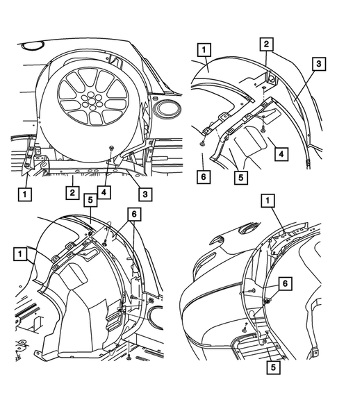 Splash Shields for 2005 Dodge Viper #1