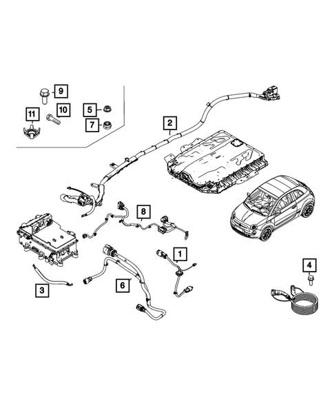 Wiring for 2024 Fiat 500E #0
