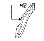 758690C010 - Body: Retainer for Toyota Image image