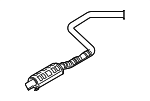 28650J3705 - Exhaust: Muffler for Hyundai: Veloster Image