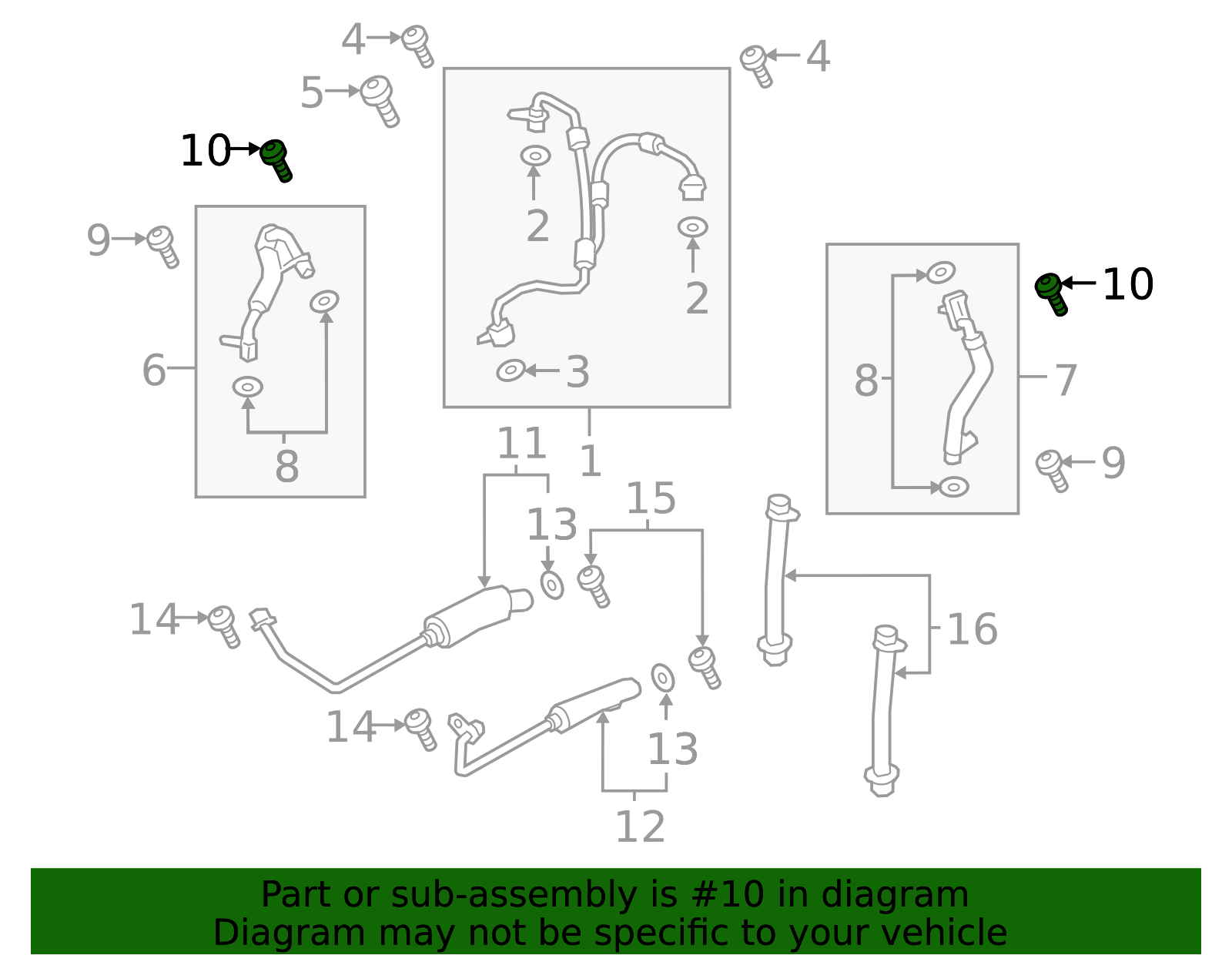 Oil Inlet Tube Bolt - Porsche (N-104-514-08)