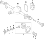 68018935AA - Universals &amp; Rear Axle: Shim for Mopar Image