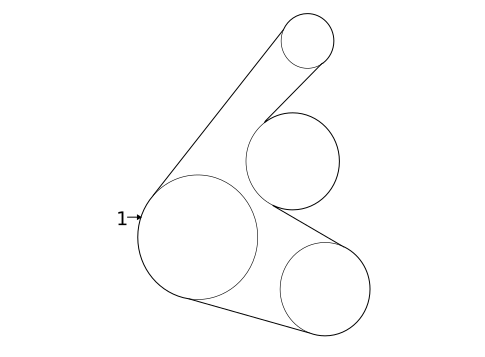 Belts & Pulleys for 2009 Toyota Matrix #0