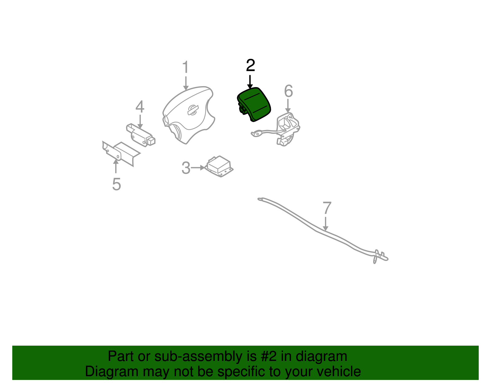 Passenger Air Bag - Nissan (K8515-8J025)