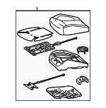 16691018149E43 - Body: Cushion Assembly for Mercedes-Benz Image
