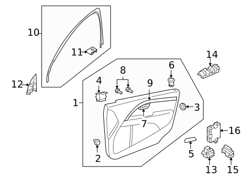 Front Door for 2008 Volvo XC70 #0