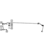 V2060011AB - Rear Suspension: Stabilizer Bar Link Assembly for Mopar Image