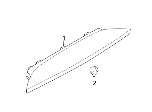 High Mounted Stop Lamp for 2015 Volvo V60 #0