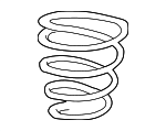 22197935 - : Coil Spring for Chevrolet: Classic | Oldsmobile: Alero | Pontiac: Grand Am Image