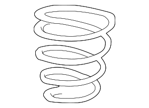 22197935 - : Coil Spring for Chevrolet: Classic | Oldsmobile: Alero | Pontiac: Grand Am Image