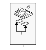 83253SEPA01ZD - Body: Map Lamp Assembly for Acura: TL Image