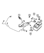 68430579AD - Electrical: Battery, Alternator, And Starter Wiring for Mopar Image