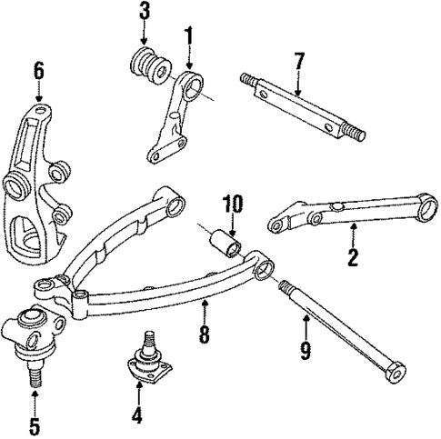 Control Arms for 1991 Jaguar XJS #0