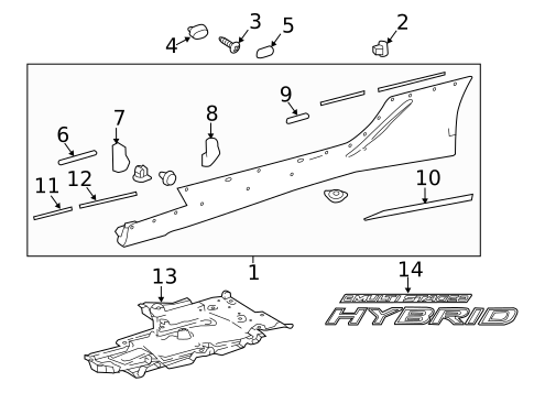 Exterior Trim - Pillars for 2022 Lexus LC500 #0