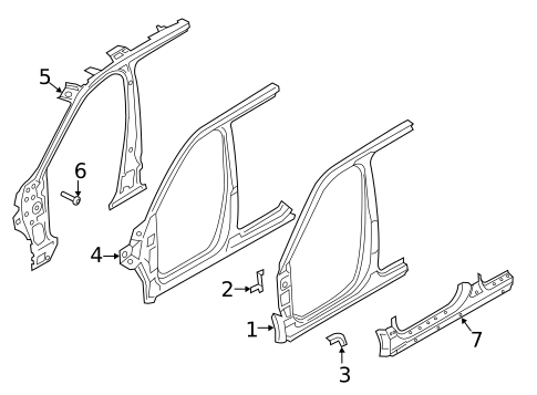 Hinge Pillar for 2025 Kia Telluride #0