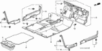 90685SA5003 - Interior/Bumper: CLIP, COVER (LOWER) for Honda Image