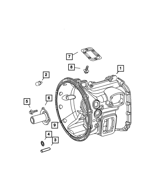 6022190 - Wiper/Lock Cylinder and Keys: Mopar Washer for Dodge: Dakota, Ram 1500, Ram 2500, Ram 3500 | Jeep: Wrangler, Wrangler JK | Ram: 2500, 3500 Image