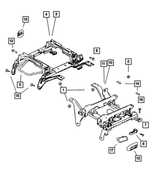 5080737AA - Interior Trim: Seat Nut for Mopar Image