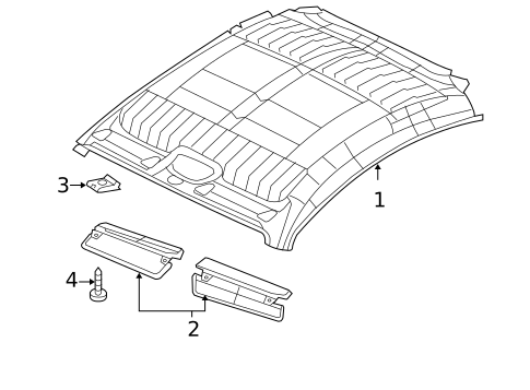 Interior Trim - Convertible Top for 2006 Chrysler Crossfire #0